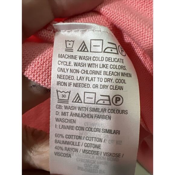 Isaac Mizrahi Live! Always Collared Cardigan Women's Top Sweater Large Pink - Picture 7 of 12